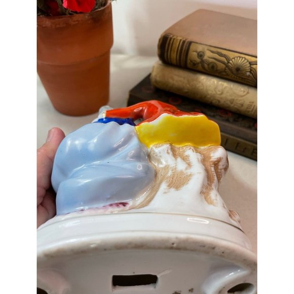 Occupied Japan Vintage Porcelain Colonial Couple Lady Gentleman FIGURINE - Picture 7 of 11